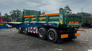 Xe ben 4 chân thùng U 3 đố